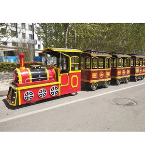 Factory Price Road Tourist Sightseeing Trackless Train Rides Amusement Equipment Supplier in China