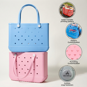 Bolsa de playa EVA con letras griegas personalizadas, impermeable, de gran capacidad, bolsa de mano para hermandad, bolsa de playa de goma para regalo de hermandad - Product Image 5