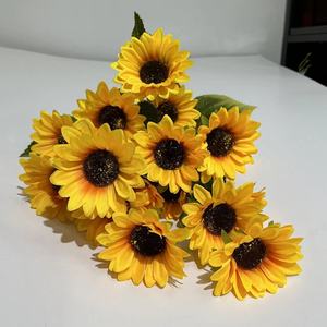Flor Artificial de Girasol de Seda Lichao, Tallo Único, Decoración para el Hogar, Sala de Estar, Accesorio de Fotografía - Product Image 2