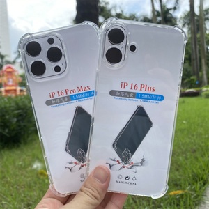 Funda Transparente para Teléfono Móvil al por Mayor, Carcasa de TPU Transparente de 1.5 mm para iPhone 14 15 16 17 Air Pro Max - Product Image 2