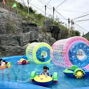 Bote de Pedales para Niños, Mini Botes de Pedales de Plástico para Piscina, Interiores y Exteriores, Parques de Diversiones - Product Image 5