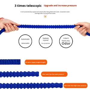 معيار الولايات المتحدة <span class=keywords><strong>3x</strong></span> تلسكوبي سحري مع معدن دائم وناعم TPE سبيكة أنبوب داخلي بكرة للحدائق - Product Image 3