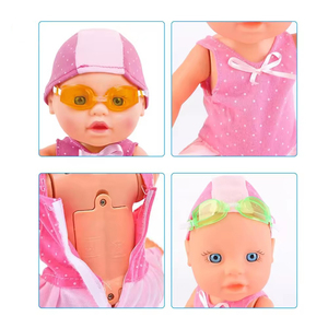 Muñeca Nadadora JinYing, Regalo para Niños, Verano, Playa, Baño, Brazos Flotantes, Nado Espalda, Estilo Libre, Muñeca de Juguete Eléctrica de 13 Pulgadas - Product Image 4