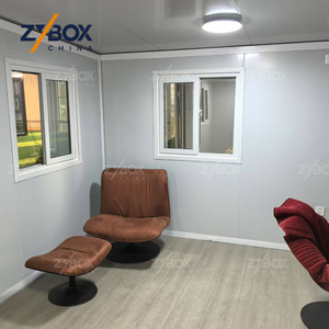 Villa Prefabricada Comercial <span class=keywords><strong>de</strong></span> Lujo <span class=keywords><strong>de</strong></span> 20 y 40 pies, Casa Contenedor Expandible con Techo a Dos Aguas y Porche para Mercados <span class=keywords><strong>de</strong></span> EE. UU. y Australia - Product Image 2
