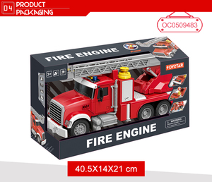 Camions de pompiers à friction en gros, jouets de modèle avec lumière et son - Product Image 5