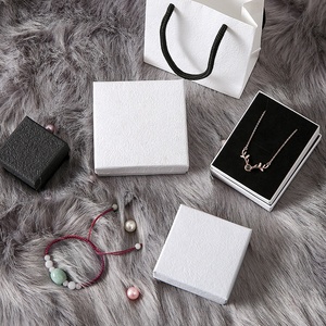 Cứng Nhắc Các Tông Cứng Giấy Earring Necklace Hộp Bao Bì Quà Tặng Đơn Giản Và Tươi Giấy Quà Tặng Vòng Cổ Nail Ring <span class=keywords><strong>Display</strong></span> <span class=keywords><strong>Box</strong></span> - Product Image 4