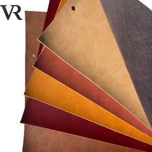 Rouleau de tissu en <span class=keywords><strong>cuir</strong></span> PVC Lichi en gros, similicuir gaufré imperméable pour ameublement et chaussures - Product Image 4