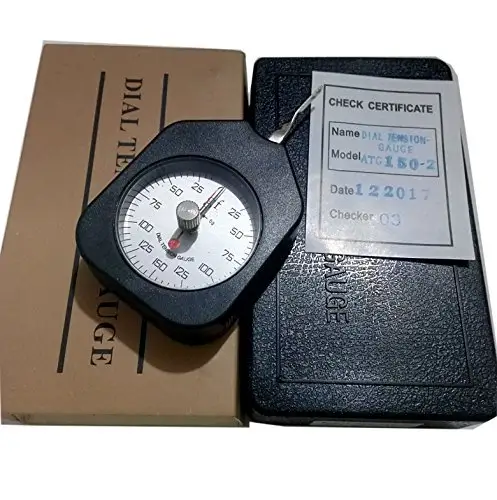 150g Quadrante Analogico Tensiometro del Tester del Calibro con ATG-150-2 doppio puntatori