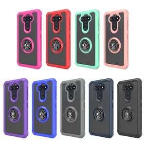 Custodia antiurto 2 in 1 in TPU e PC per <span class=keywords><strong>cellulare</strong></span> Samsung A11/A51 5G/A01/A21/Note 20 con anello di supporto - Product Image 1