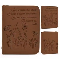 Funda de cuero personalizada para libros, superventas, bolsa de almacenamiento de papelería multiusos para libros antiguos, funda de Biblia