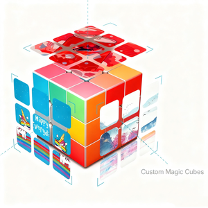 Cubo mágico con foto de paisaje personalizado-Rompecabezas 3x3 impreso UV con vistas escénicas, pieza de arte coleccionable y regalo conmemorativo único - Product Image 2