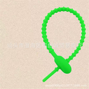 Enrouleur de câbles en caoutchouc souple rose, style simple, pour cadeaux, sangle de rangement, porte-clés rétractable, accessoire de bricolage pour bijoux - Product Image 4