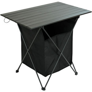 Outdoor Portable Lightweight Picnic Travel Hiking <b>Collapsible</b> <b>Small</b> Compact Camping <b>Table</b> With Oxford Storage - Product Image 1