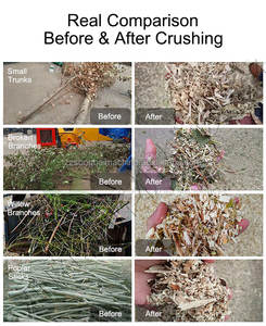 Déchiqueteuse de moteur diesel à haut rendement Sciure de bois industrielle mobile faisant la machine Déchiqueteuse de bois dur - Product Image 6