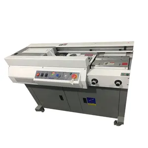 Relay control good price A4 book binding machine side glue book binder printing finishing machine for book binding