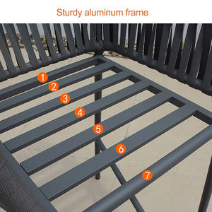 गर्म बिक्री हरी ट्रेंडी विलर पे रतन आउटडोर सेट 2 कुर्सियां और गोल टेबल के लिए गोल टेबल - Product Image 4