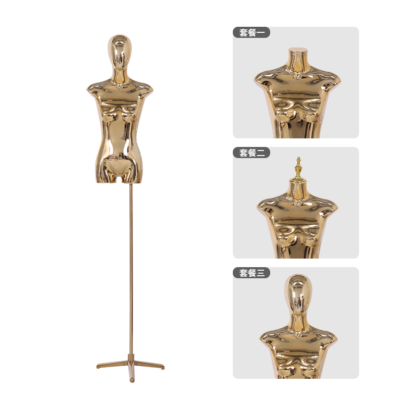 Electroplated gold head flat body