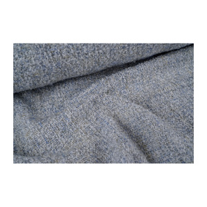 Tissu en tweed fantaisie de qualité supérieure fabriqué en Corée, gris-bleu pâle, tissage fantaisie métallisé, OEM & ODM, textile tissé sur mesure - Product Image 3