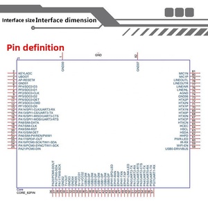 Carte de développement Allwinner H3 Core Board G812BA 6AMS avec USB quadri-canaux pour la transmission de données et d'images - Product Image 5
