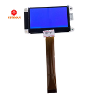 Modul LCD FSTN COG12864-F 128*64 Dot Matrix dengan Backlight Putih, Driver ST7565R, 3V Transflektif