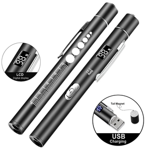 Linterna LED 2 en 1, Blanca y Amarilla, Recargable por USB, Mini Linterna <span class=keywords><strong>de</strong></span> Bolsillo, Lámpara <span class=keywords><strong>de</strong></span> Emergencia para Viajes, Trabajo, Chequeo <span class=keywords><strong>de</strong></span> Pupilas, Linterna para Médicos - Product Image 1