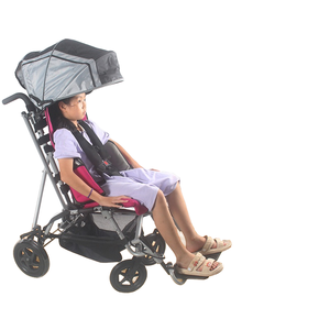 Cristallo Matto CG0624 Passeggino a quattro ruote <span class=keywords><strong>per</strong></span> bambini disabili multifunzione pieghevole sedia a rotelle - Product Image 1