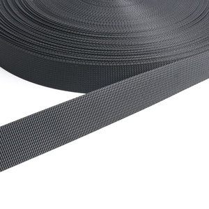 <span class=keywords><strong>Sangle</strong></span> en tissu tissé 100% polyester en tailles 20 mm, 25 mm, 32 mm, 38 mm <span class=keywords><strong>pour</strong></span> sacs, ceinture de bagage élastique avec logo personnalisé, forme plate - Product Image 4
