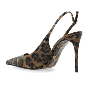 Lujo personalizado Sexy charol puntiagudo elegante fino Mujer diseñador <span class=keywords><strong>Animal</strong></span> leopardo estampado tacones bombas <span class=keywords><strong>zapatos</strong></span> para mujer - Product Image 2
