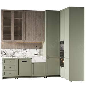 مطبخ الأثاث إكسسوارات الفقرة Muebles دي Cocina فندق Kitchenette للبيع دولاب المنظم شقة خزانة مطبخ حديث - Product Image 4