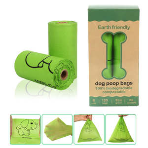 Sacs à déchets en plastique 100% biodégradables sur mesure, vente en gros, sacs à excréments pour chiens écologiques et biodégradables pour petits animaux - Product Image 2