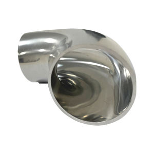 Acier inoxydable sanitaire 90 °   <span class=keywords><strong>Coude</strong></span> 3A / BPE / SMS, SS 304 / 316 / 321, <span class=keywords><strong>poli</strong></span> <span class=keywords><strong>miroir</strong></span> - Product Image 4