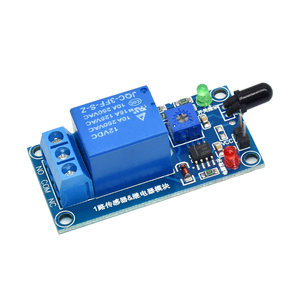 Module de capteur de détection infrarouge 1 canal 12V, module de relais de capteur d'alarme incendie - Product Image 3