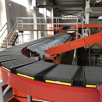 Sistema de Automatización de Clasificación con Banda Transportadora Mingwei, 15000-30000 PPH, Banda de Acero al Carbono Resistente, Velocidad Ajustable para Transportador