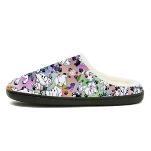 รองเท้าแตะผ้าฝ้ายแบบสั่งทำพิเศษ สั่งขั้นต่ำ 1 คู่ รองเท้าแตะแบบสวมใส่ในบ้าน สำหรับทั้งชายและหญิง  แบบหนานุ่ม  ไม่ลื่น  ให้ความอบอุ่น - Product Image 3