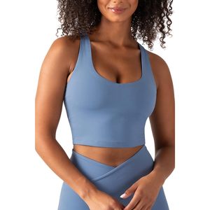 Top Deportivo Personalizado para Mujer, Estilo Racerback, con Sujetador Incorporado, Copas Extraíbles, Bajo Impacto, para Yoga, Gimnasio y Entrenamiento - Product Image 1