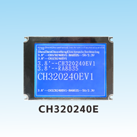 CH320240E Modul LCD Grafis 3.8 Inci 320x240 IC RA8835 320240 COG Layar LCD Dot Matrix Perpustakaan Font Pabrik ChuanHangDisplay