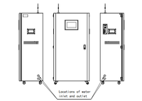 Analyseur de qualité de l'eau intégré 0,0001 NTU, turbidimètre laser, chlore libre, pH, RS485, instruments de test et d'analyse en cabinet