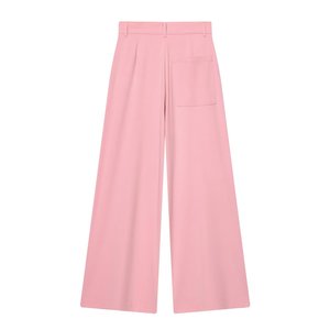 PB&ZA Femme 2026 Nouvelle Collection Printemps <span class=keywords><strong>Pantalon</strong></span> Décontracté Pliable Taille Haute Vintage avec Fermeture Éclair Femme - Product Image 3