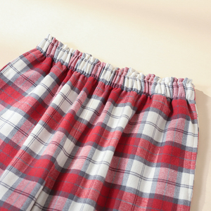 Nouveauté 2026 : <span class=keywords><strong>Pantalon</strong></span> couple en tissu brossé à carreaux 4 couleurs - <span class=keywords><strong>Pantalon</strong></span> assorti texturé confortable pour homme et femme - Product Image 3