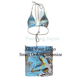 Conjunto de Bikini Sexy de Tres Piezas 2026, Traje de Baño para Mujer con Falda, Traje de Baño Femenino, Ropa de Playa de Verano, Víkinis - Product Image 5