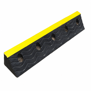Bloque <span class=keywords><strong>de</strong></span> goma para estacionamiento <span class=keywords><strong>de</strong></span> 1000 mm, tope <span class=keywords><strong>de</strong></span> rueda <span class=keywords><strong>de</strong></span> 20 kg con 5 anclajes, agarre ondulado reflectante, para camiones y <span class=keywords><strong>autobuses</strong></span>, ecológico, <span class=keywords><strong>de</strong></span> una pieza, MOQ - Product Image 4