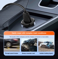 LDNIO C105 Nouvelle Arrivée Vente Chaude Chargeur de Voiture Portable 30W 3A Simple PD3.0 à Charge Rapide pour iPhone et Tablette