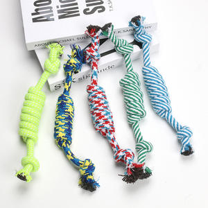 Juguetes Masticables de Cuerda de Algodón Ecológicos para Mascotas, Interactivos, para Limpieza de Dientes, Uso Diario para Perros, Venta al Por Mayor - Product Image 2