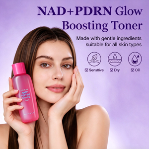 โทนเนอร์หน้าผสมไนอะซินาไมด์ PDRN NAD+  พร้อมคาร์โนซีน เดคาเปปไทด์-4 ช่วยปรับสมดุลผิวและเพิ่มความกระจ่างใส - Product Image 3