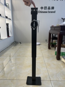 Новый подъемник Chenwei Black Powder для прицепов и кемперов, ручной, круглый, мини, грузоподъемность 5000 фунтов, высота подъема 15 дюймов, для бездорожья - Product Image 5