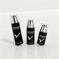 Flacon pompe sans air en PP facile à utiliser, 5 ml, 10 ml, 15 ml, pour crème hydratante pour le visage, lotion pour le corps, crème pour les mains, utilisation en voyage