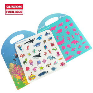 Libro de pegatinas de gelatina personalizado de fábrica, libro de pegatinas reutilizables para niños, pegatinas lavables para niños pequeños, regalo de Feliz Navidad para niños - Product Image 2