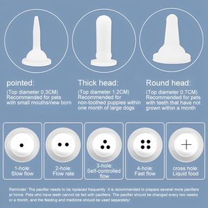 Kit Botol Menyusui Hewan Peliharaan untuk Kucing dan Anjing, Mangkuk Susu Silikon dengan Dot untuk Anak Kucing, Anak Anjing, Kelinci yang Baru Lahir - Product Image 3