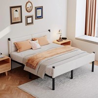 Italienisches Modernes Einfaches Tatami-Stil Schlafzimmer Nordisches Luxuriöses Quasten-Folklore-Stoff Multi-Größen Großes Doppelbett Neu