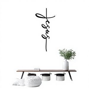 ขอ<span class=keywords><strong>ง</strong></span>ตกแต่งผนังโลหะสไตล์คริสเตี<span class=keywords><strong>ย</strong></span>น รูปพระเยซู - ขอ<span class=keywords><strong>ง</strong></span>ตกแต่งบ้าน โบสถ์ ห้องนั่งเล่น ขอ<span class=keywords><strong>ง</strong></span>ตกแต่งแห่งศรัทธา - Product Image 1